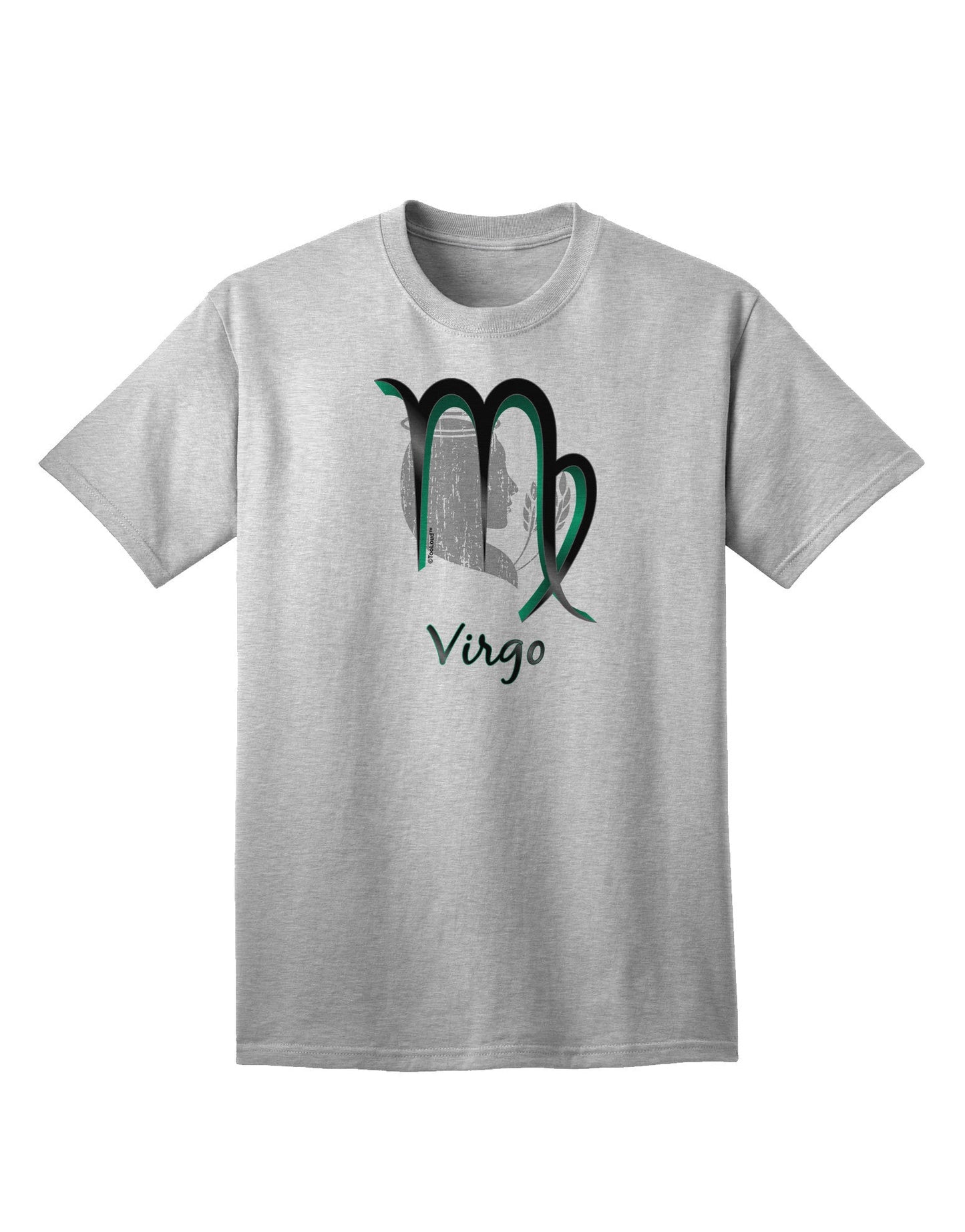 Virgo Symbol Adult T-Shirt-unisex t-shirt-TooLoud-AshGray-Small-Davson Sales