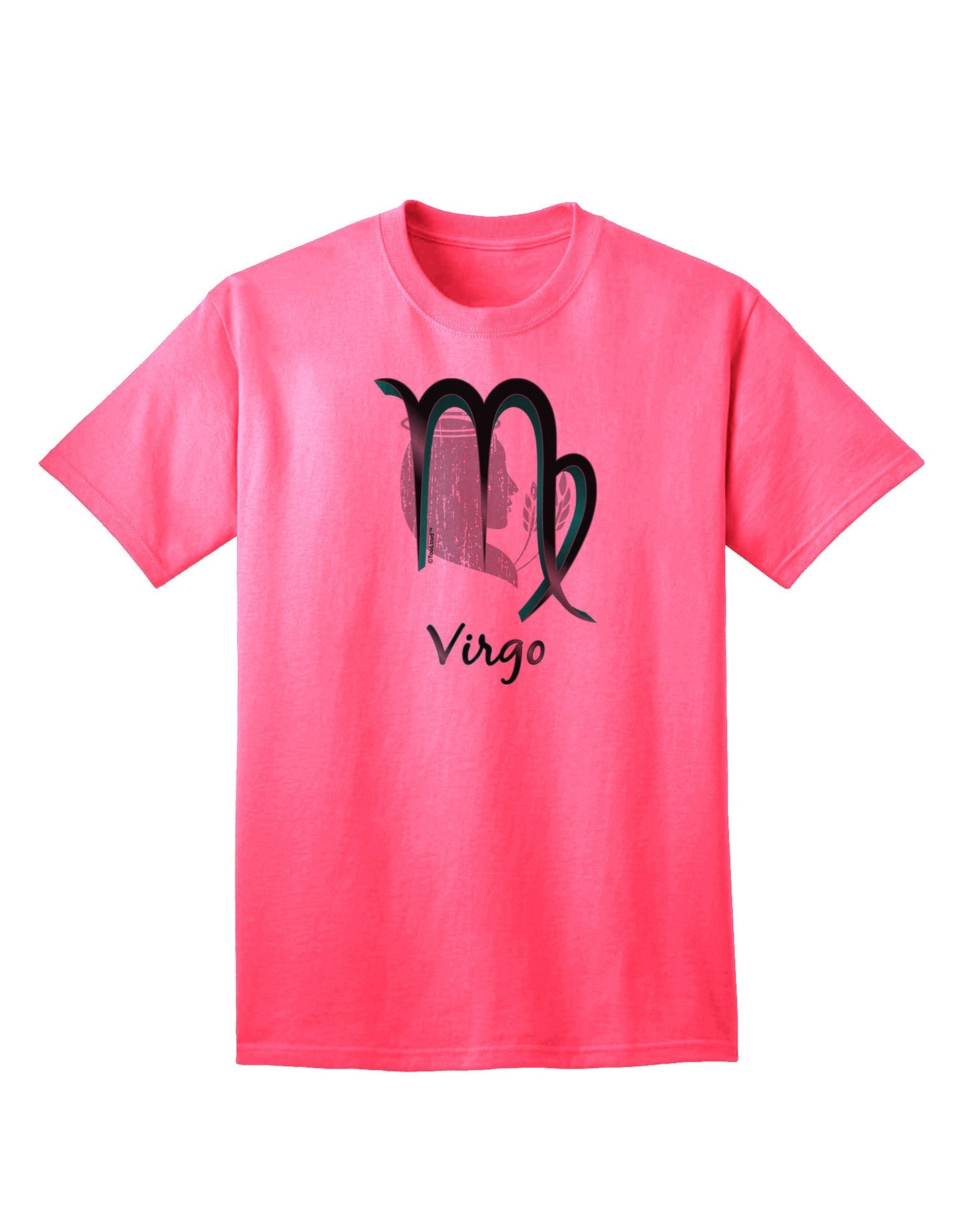 Virgo Symbol Adult T-Shirt-unisex t-shirt-TooLoud-Neon-Pink-Small-Davson Sales