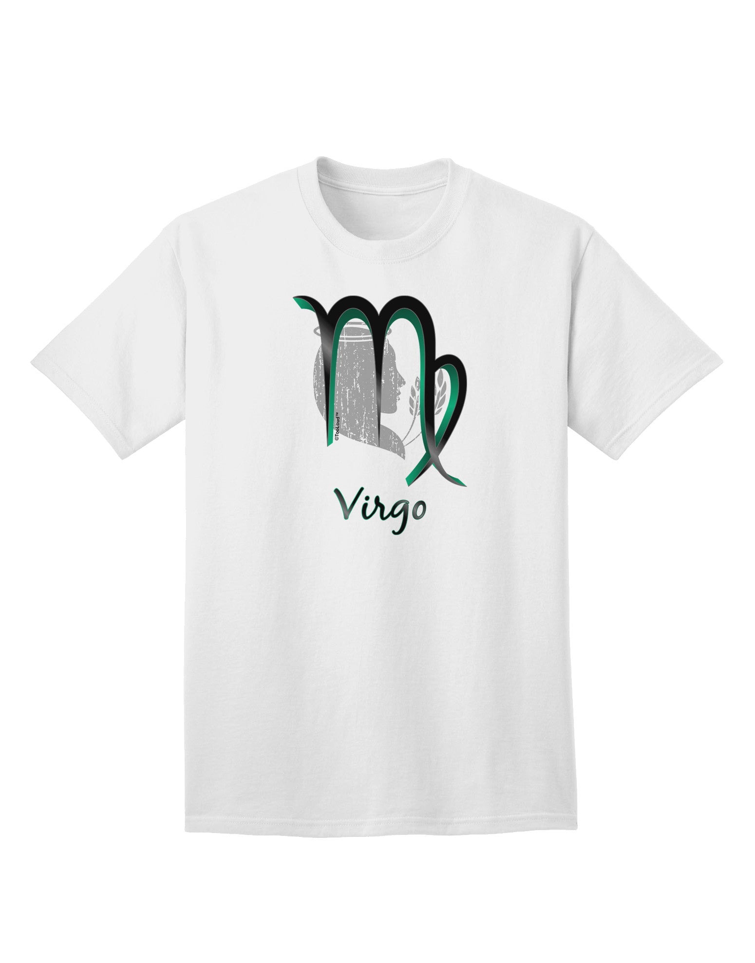 Virgo Symbol Adult T-Shirt-unisex t-shirt-TooLoud-White-Small-Davson Sales