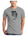 Virgo Symbol Adult V-Neck T-shirt-Mens V-Neck T-Shirt-TooLoud-HeatherGray-Small-Davson Sales