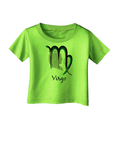 Virgo Symbol Infant T-Shirt-Infant T-Shirt-TooLoud-Lime-Green-06-Months-Davson Sales