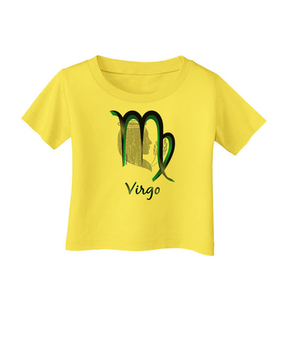Virgo Symbol Infant T-Shirt-Infant T-Shirt-TooLoud-Yellow-06-Months-Davson Sales