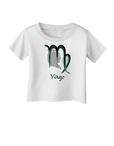 Virgo Symbol Infant T-Shirt-Infant T-Shirt-TooLoud-White-06-Months-Davson Sales