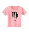 Virgo Symbol Toddler T-Shirt-Toddler T-Shirt-TooLoud-Candy-Pink-2T-Davson Sales