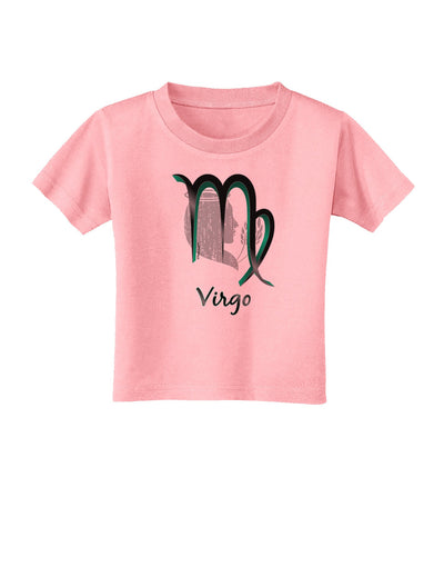 Virgo Symbol Toddler T-Shirt-Toddler T-Shirt-TooLoud-Candy-Pink-2T-Davson Sales