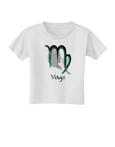 Virgo Symbol Toddler T-Shirt-Toddler T-Shirt-TooLoud-White-2T-Davson Sales