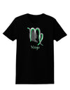 Virgo Symbol Womens Dark T-Shirt-TooLoud-Black-X-Small-Davson Sales