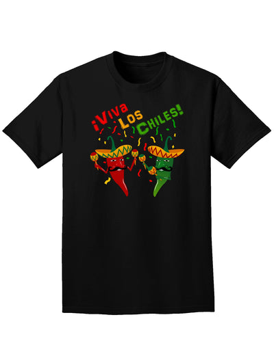 Viva Los Chiles Adult Dark T-Shirt-Mens T-Shirt-TooLoud-Black-Small-Davson Sales