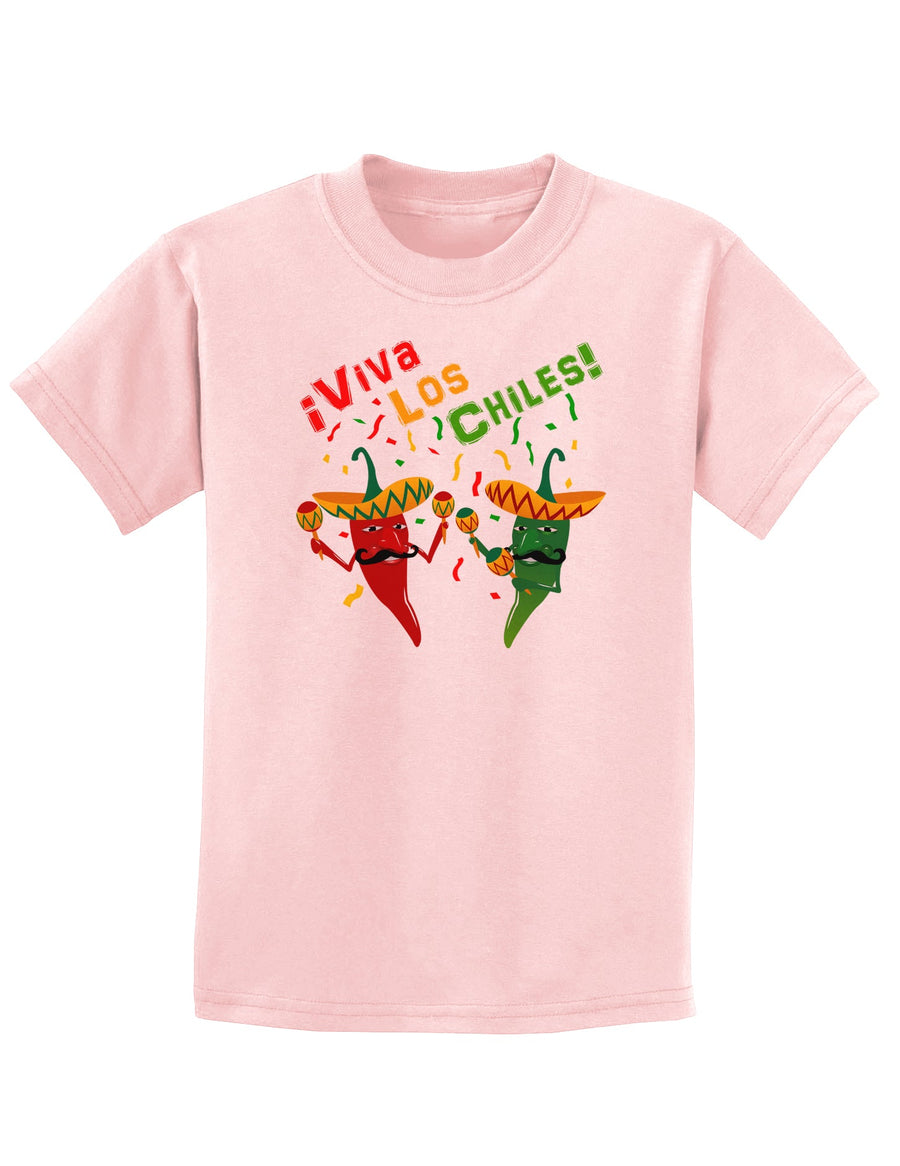 Viva Los Chiles Childrens T-Shirt-Childrens T-Shirt-TooLoud-White-X-Small-Davson Sales