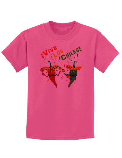 Viva Los Chiles Childrens T-Shirt-Childrens T-Shirt-TooLoud-Sangria-X-Small-Davson Sales