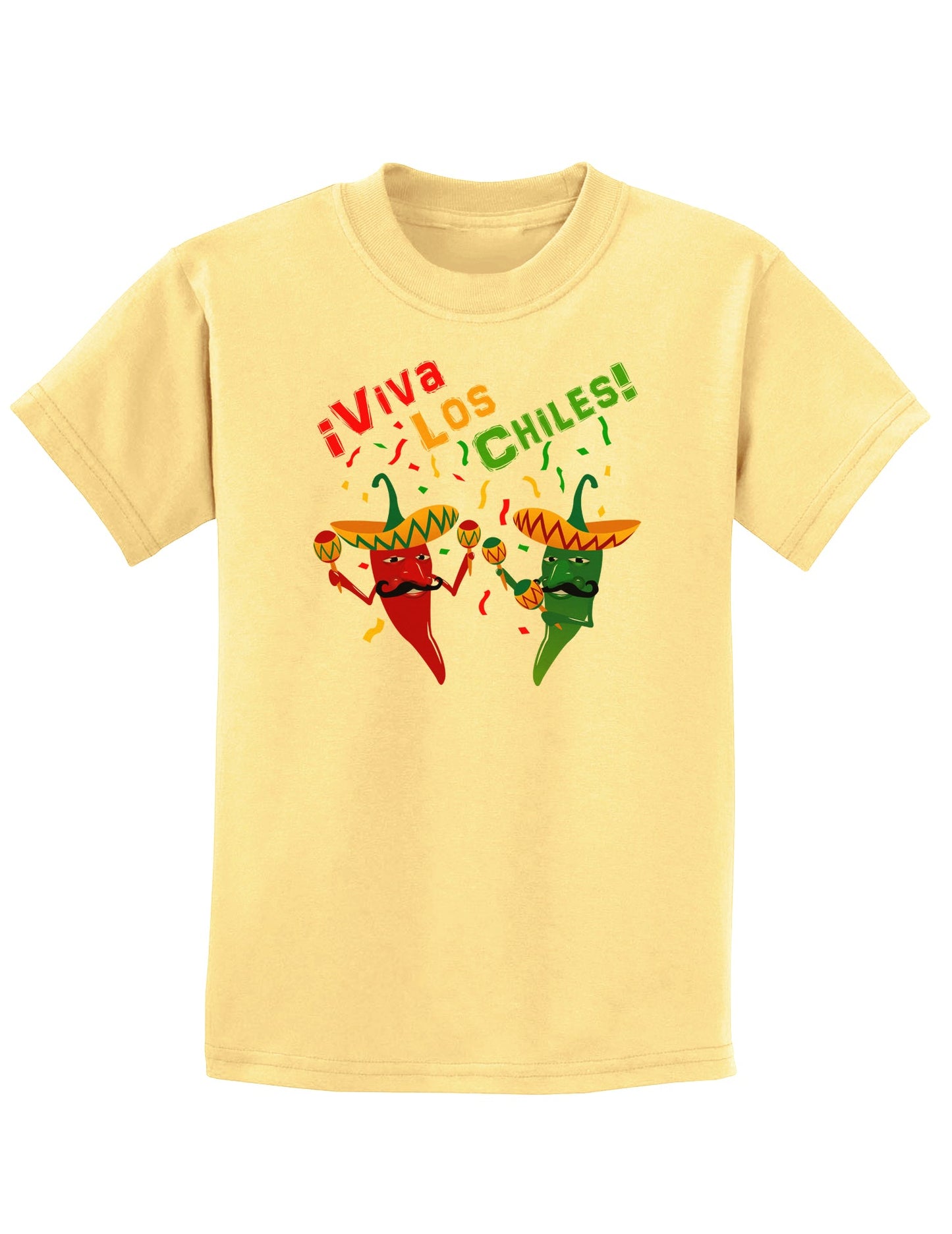 Viva Los Chiles Childrens T-Shirt-Childrens T-Shirt-TooLoud-Daffodil-Yellow-X-Small-Davson Sales