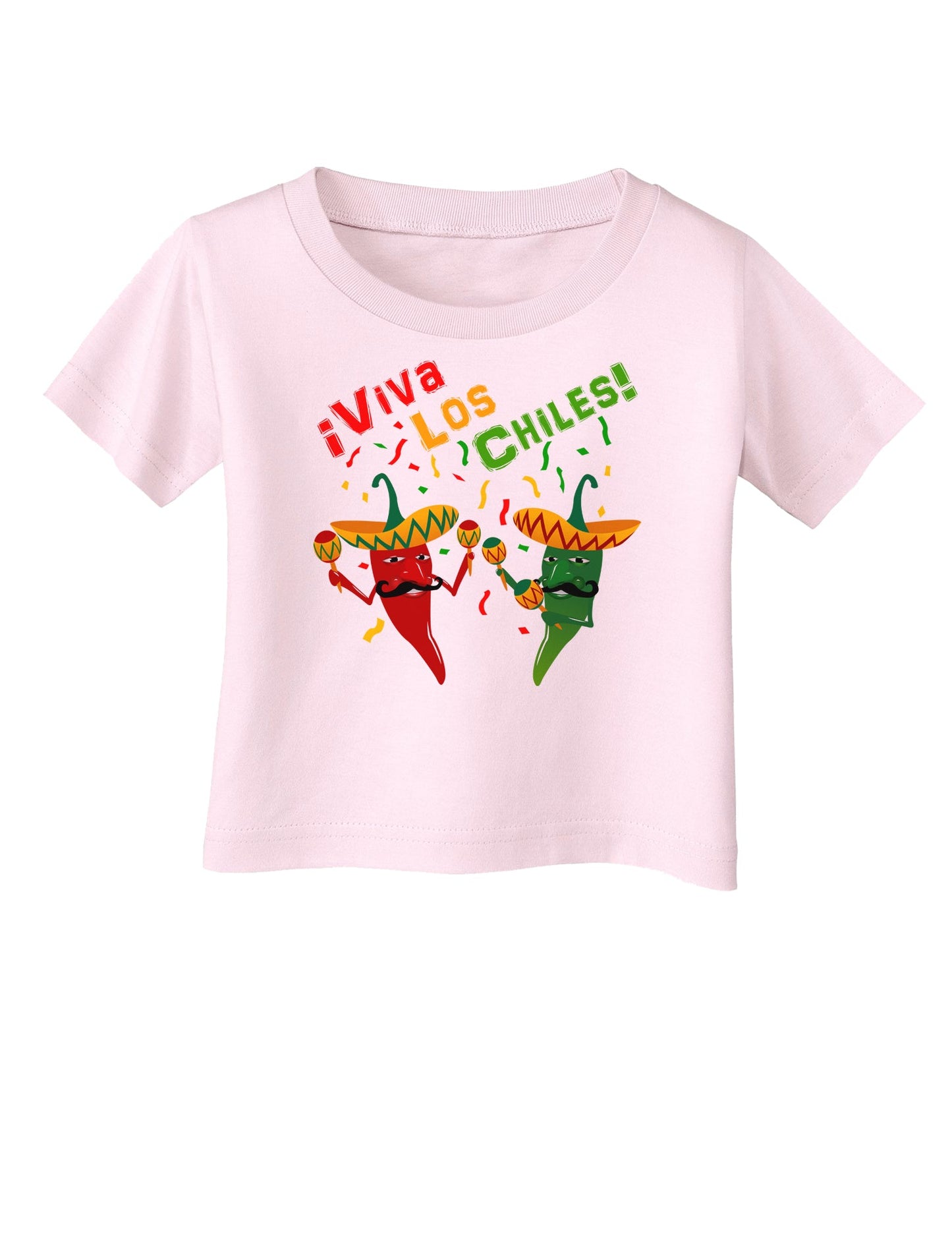 Viva Los Chiles Infant T-Shirt-Infant T-Shirt-TooLoud-Light-Pink-06-Months-Davson Sales