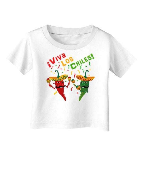 Viva Los Chiles Infant T-Shirt-Infant T-Shirt-TooLoud-White-06-Months-Davson Sales