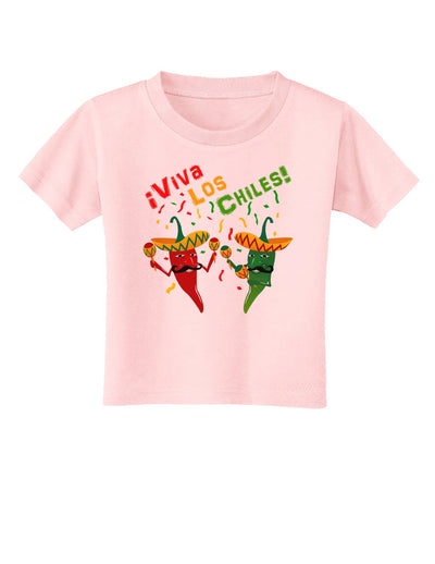 Viva Los Chiles Toddler T-Shirt-Toddler T-Shirt-TooLoud-Light-Pink-2T-Davson Sales