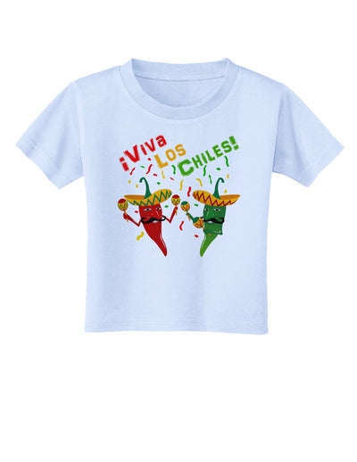 Viva Los Chiles Toddler T-Shirt-Toddler T-Shirt-TooLoud-Light-Blue-2T-Davson Sales