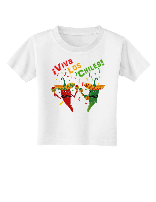 Viva Los Chiles Toddler T-Shirt-Toddler T-Shirt-TooLoud-White-2T-Davson Sales