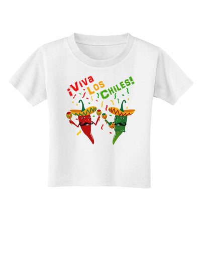 Viva Los Chiles Toddler T-Shirt-Toddler T-Shirt-TooLoud-White-2T-Davson Sales