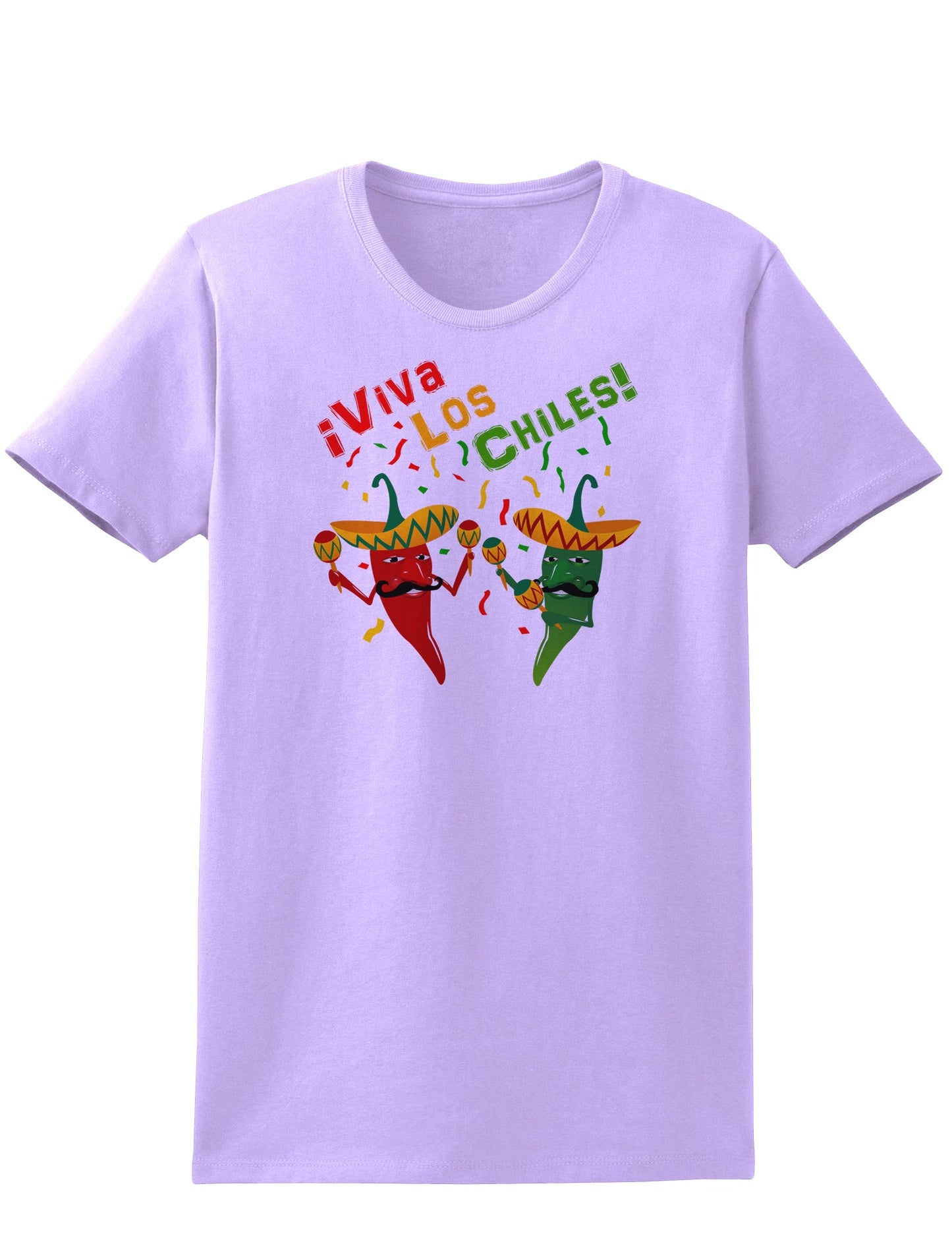 Viva Los Chiles Womens T-Shirt-Womens T-Shirt-TooLoud-Lavender-X-Small-Davson Sales