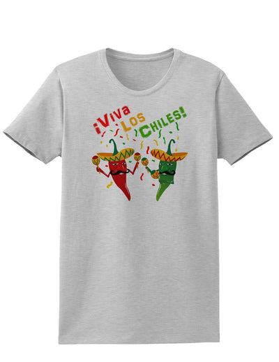 Viva Los Chiles Womens T-Shirt-Womens T-Shirt-TooLoud-AshGray-X-Small-Davson Sales