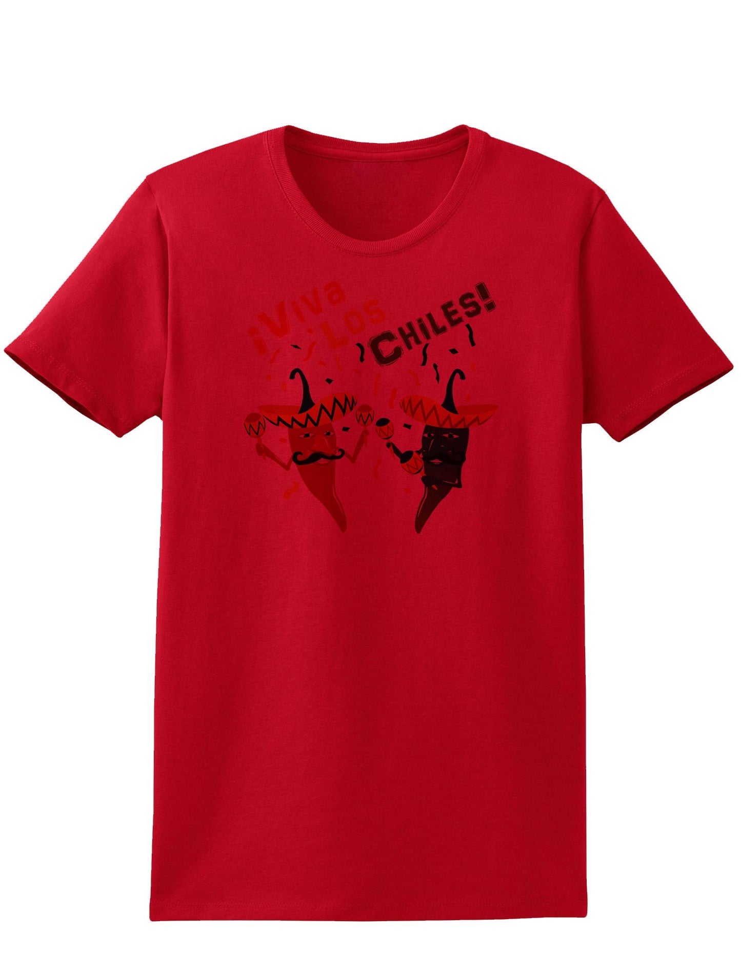 Viva Los Chiles Womens T-Shirt-Womens T-Shirt-TooLoud-Red-X-Small-Davson Sales