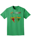 Viva Mexco Chili Peppers Adult Dark T-Shirt-Mens T-Shirt-TooLoud-Kelly-Green-Small-Davson Sales