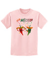 Viva Mexco Chili Peppers Childrens T-Shirt-Childrens T-Shirt-TooLoud-PalePink-X-Small-Davson Sales