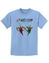 Viva Mexco Chili Peppers Childrens T-Shirt-Childrens T-Shirt-TooLoud-Light-Blue-X-Small-Davson Sales