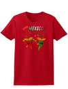 Viva Mexco Chili Peppers Womens Dark T-Shirt-TooLoud-Red-X-Small-Davson Sales