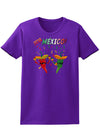 Viva Mexco Chili Peppers Womens Dark T-Shirt-TooLoud-Purple-X-Small-Davson Sales