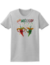 Viva Mexco Chili Peppers Womens T-Shirt-Womens T-Shirt-TooLoud-AshGray-X-Small-Davson Sales