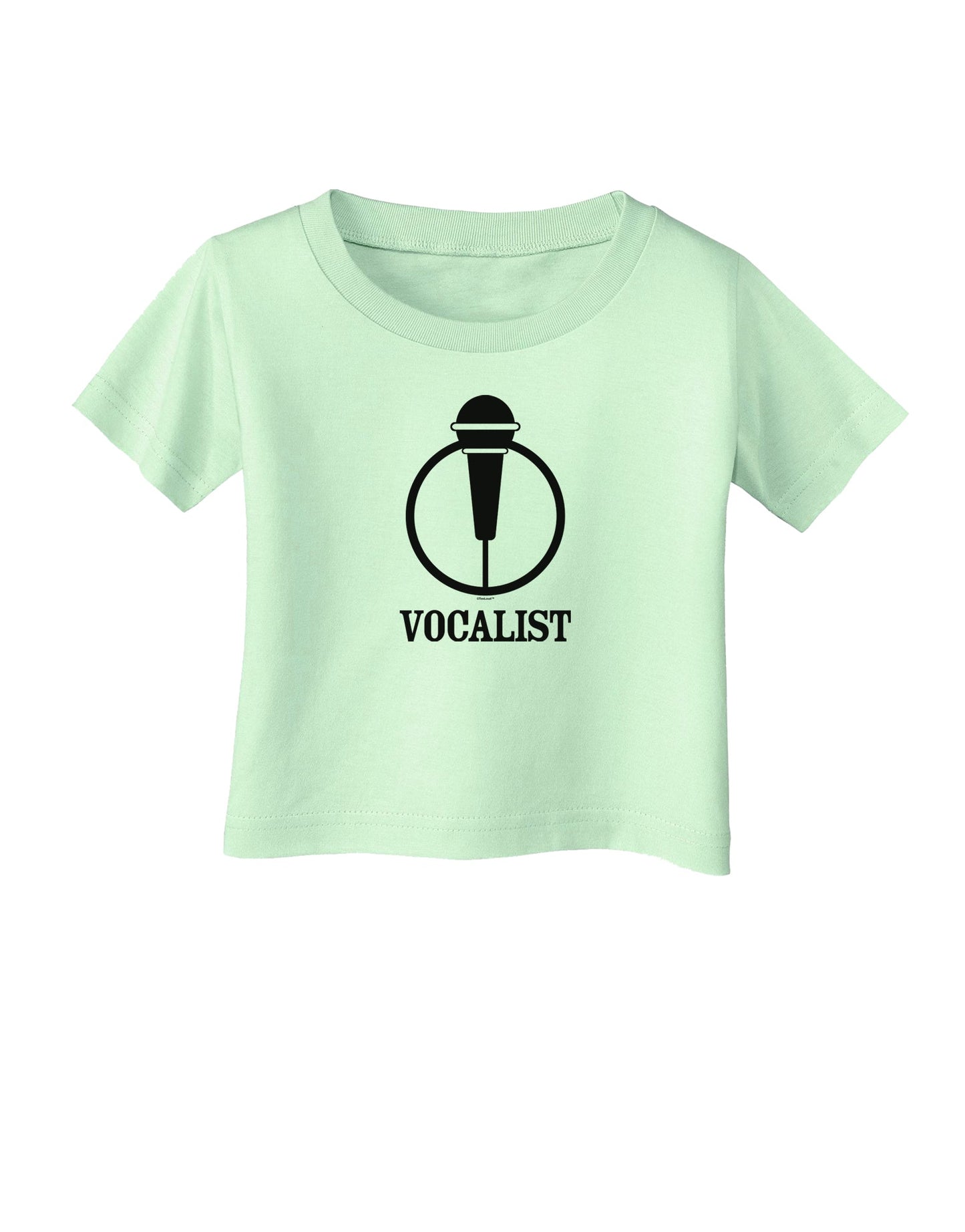 Vocalist Infant T-Shirt-Infant T-Shirt-TooLoud-Light-Green-06-Months-Davson Sales