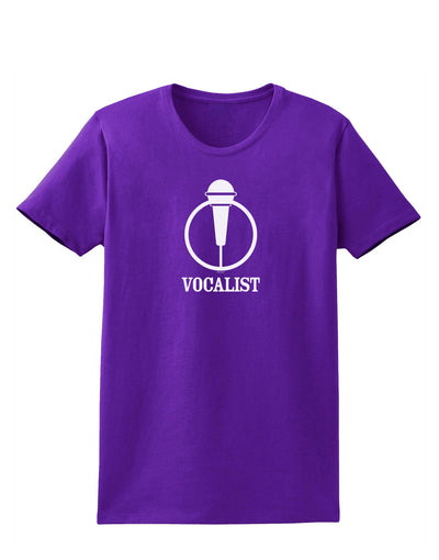 Vocalist Womens Dark T-Shirt-TooLoud-Purple-X-Small-Davson Sales