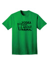 Vodka Is My Spirit Animal - Premium Adult T-Shirt for Vodka Enthusiasts-Mens T-shirts-TooLoud-Kelly-Green-Small-Davson Sales