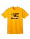 Vodka Is My Spirit Animal - Premium Adult T-Shirt for Vodka Enthusiasts-Mens T-shirts-TooLoud-Gold-Small-Davson Sales