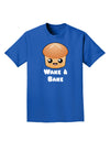 Wake and Bake Cute Roll Adult Dark T-Shirt-Mens T-Shirt-TooLoud-Royal-Blue-Small-Davson Sales