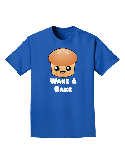 Wake and Bake Cute Roll Adult Dark T-Shirt-Mens T-Shirt-TooLoud-Royal-Blue-Small-Davson Sales