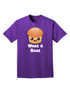 Wake and Bake Cute Roll Adult Dark T-Shirt-Mens T-Shirt-TooLoud-Purple-Small-Davson Sales