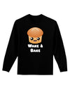 Wake and Bake Cute Roll Adult Long Sleeve Dark T-Shirt-TooLoud-Black-Small-Davson Sales