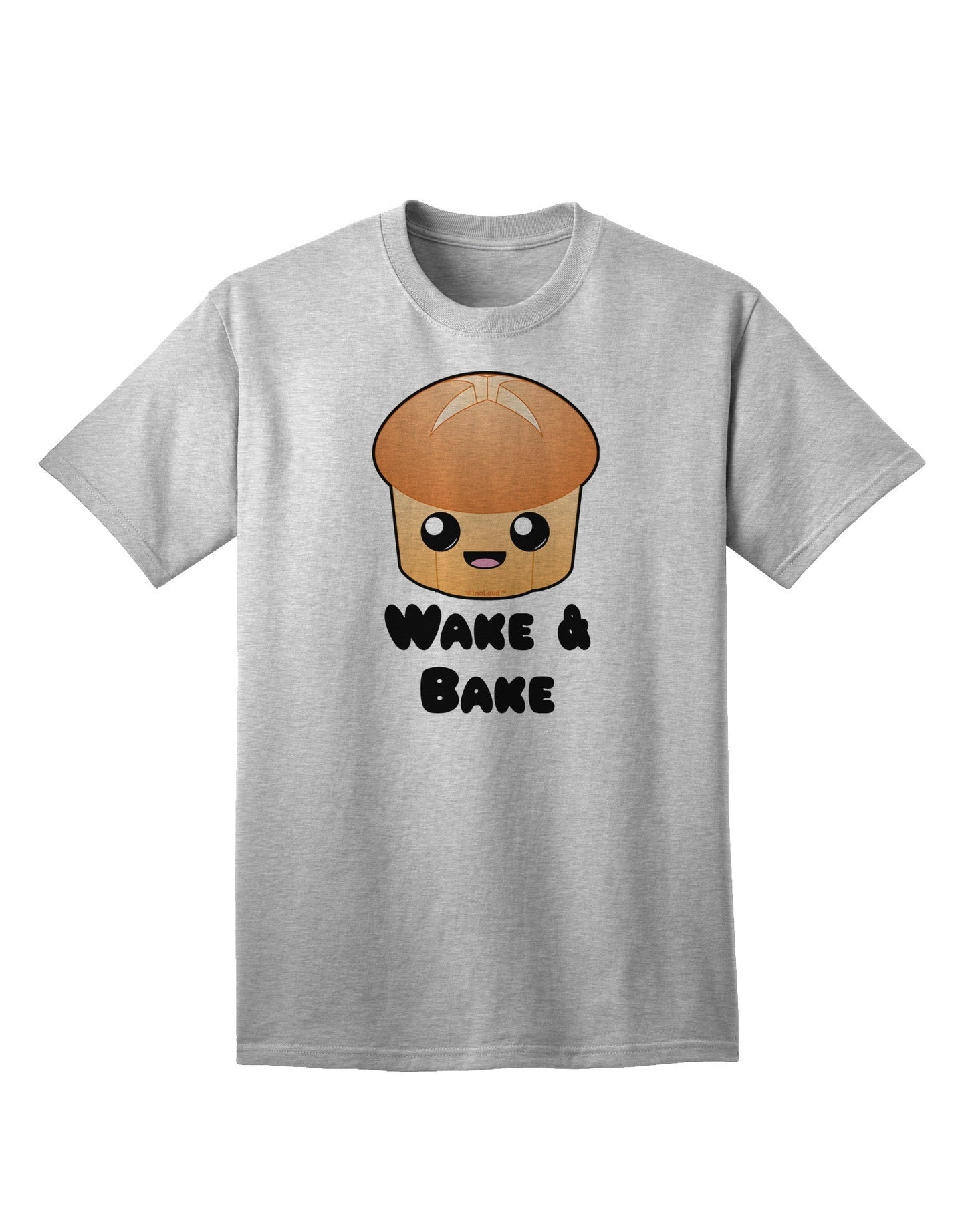 Wake and Bake Cute Roll Adult T-Shirt-Mens T-Shirt-TooLoud-AshGray-Small-Davson Sales