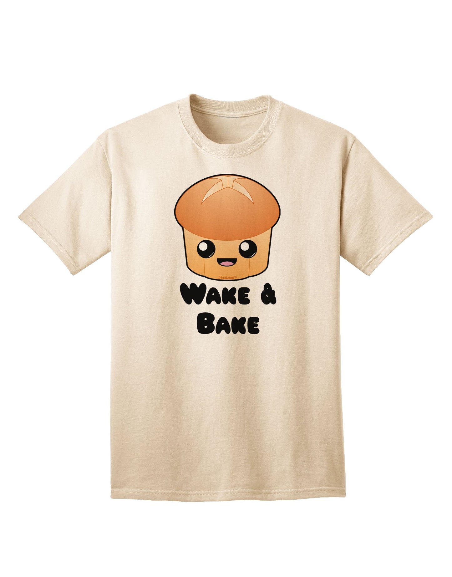 Wake and Bake Cute Roll Adult T-Shirt-Mens T-Shirt-TooLoud-Natural-Small-Davson Sales