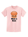 Wake and Bake Cute Roll Childrens T-Shirt-Childrens T-Shirt-TooLoud-PalePink-X-Small-Davson Sales