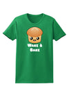 Wake and Bake Cute Roll Womens Dark T-Shirt-TooLoud-Kelly-Green-X-Small-Davson Sales