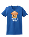 Wake and Bake Cute Roll Womens Dark T-Shirt-TooLoud-Royal-Blue-X-Small-Davson Sales