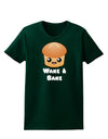 Wake and Bake Cute Roll Womens Dark T-Shirt-TooLoud-Forest-Green-Small-Davson Sales