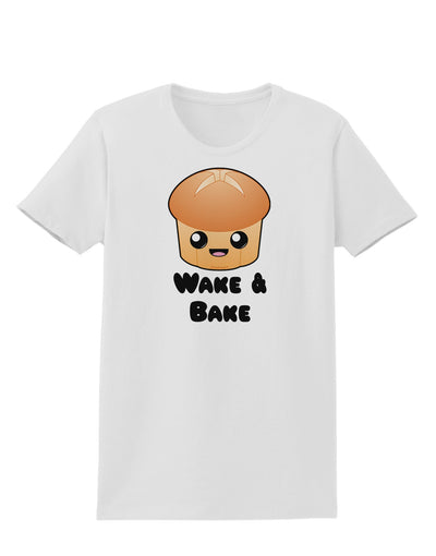 Wake and Bake Cute Roll Womens T-Shirt-Womens T-Shirt-TooLoud-White-X-Small-Davson Sales