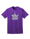 Wake and Bake - Marijuana Leaf B&W Adult Dark T-Shirt-Mens T-Shirt-TooLoud-Purple-Small-Davson Sales