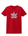 Wake and Bake - Marijuana Leaf B&W Womens Dark T-Shirt-Womens T-Shirt-TooLoud-Red-X-Small-Davson Sales