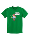 Walk the Plank Swine - Petey the Pirate Childrens Dark T-Shirt-Childrens T-Shirt-TooLoud-Kelly-Green-X-Small-Davson Sales