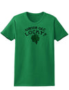 Wanna Get Lucky Adult Womens St. Patrick's Day T-Shirt-TooLoud-Kelly Green-Small-Davson Sales