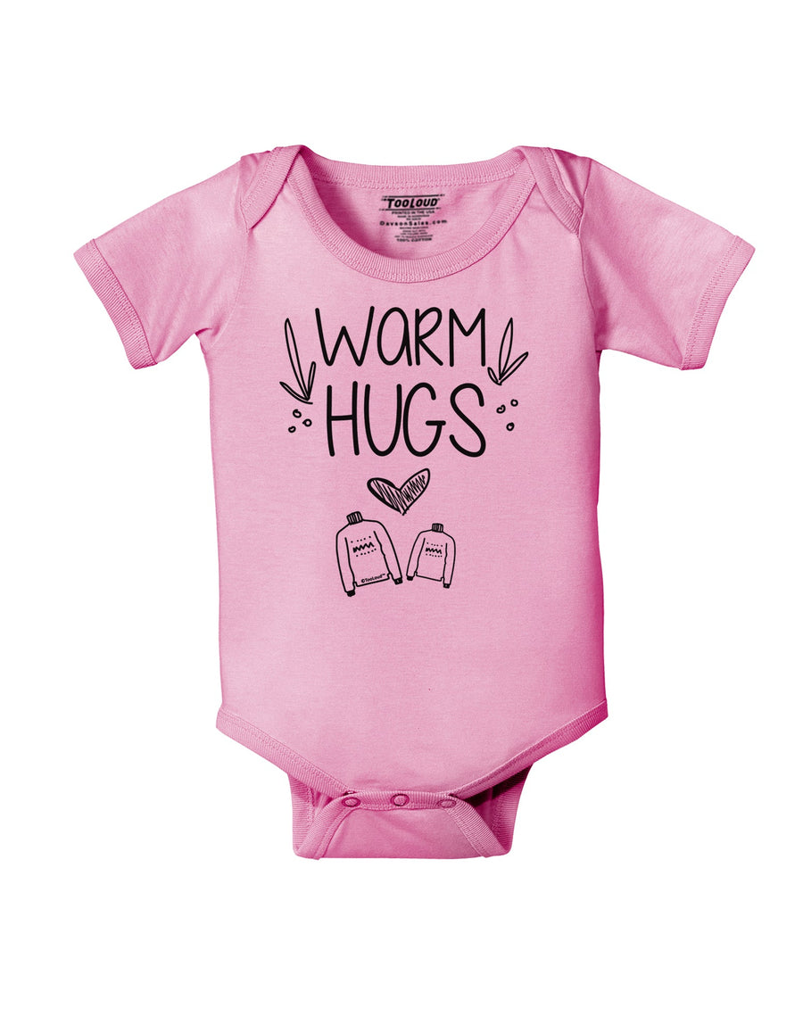 Warm Hugs Baby Romper Bodysuit-Baby Romper-TooLoud-White-06-Months-Davson Sales